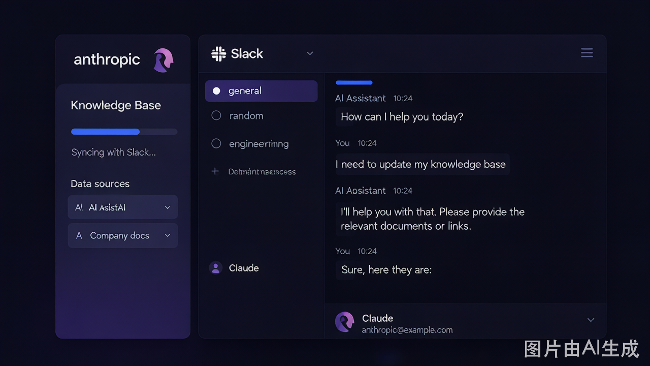 Claude Tag for Slack示意图