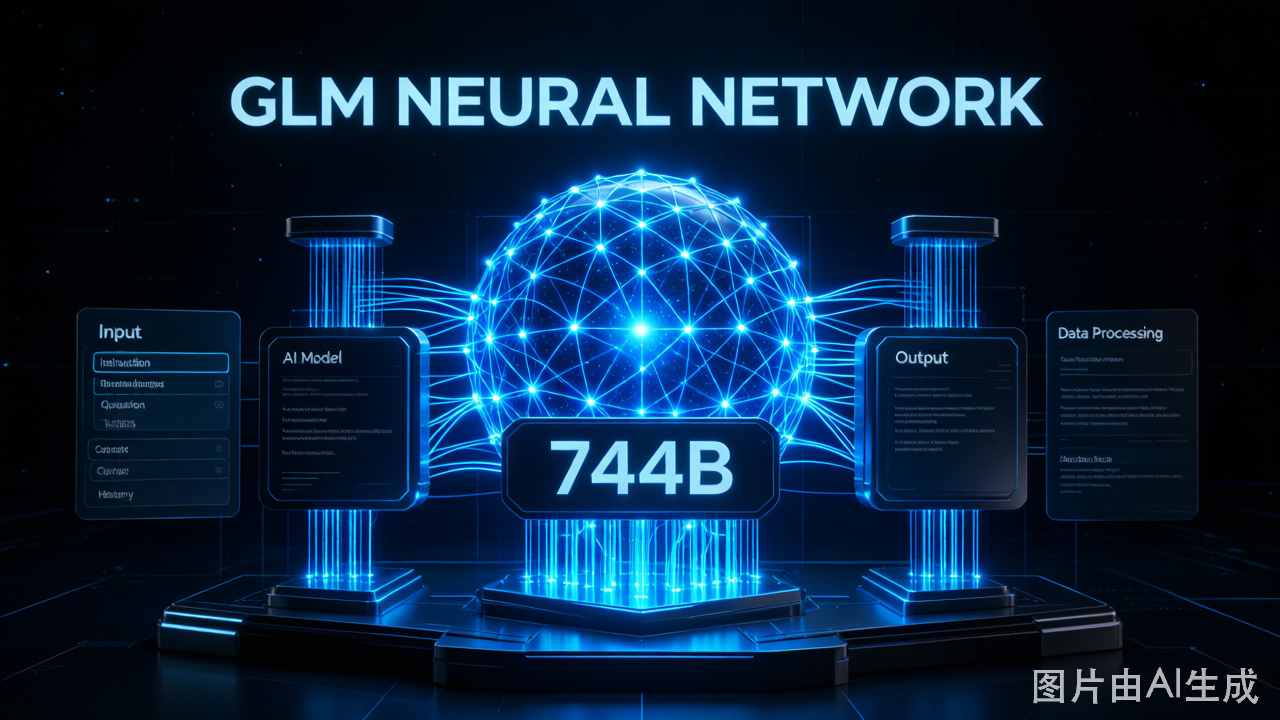 GLM-5.2 744B开源大模型架构可视化