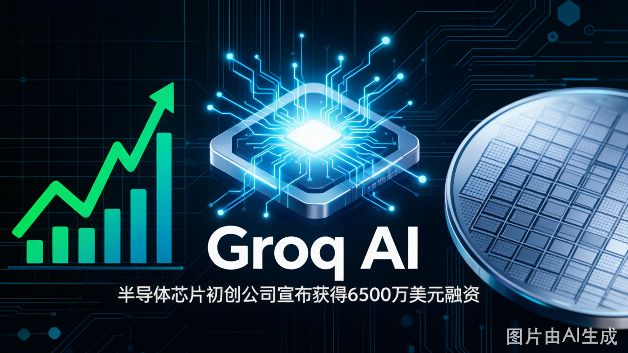 Groq AI推理芯片6.5亿美元融资AI算力竞争